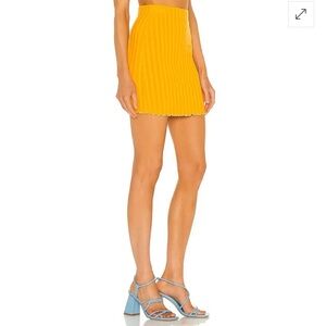 Simon Miller Bloop Skirt in Sunset Orange size S